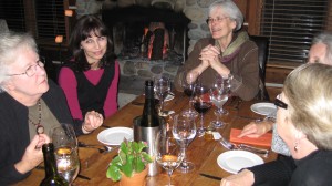 dinner at the Vineyard