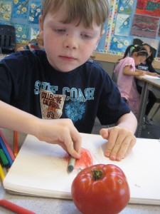 using the blending stick